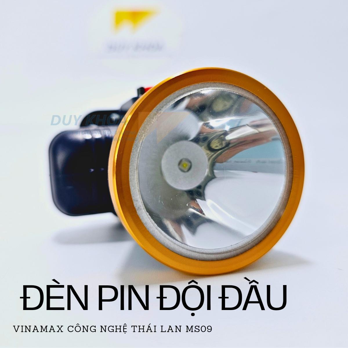 Đèn Pin Đội Đầu Siêu Sáng Chiếu Sáng Chuyên Dụng Cho Chạy Bộ, Cắm Trại, Sữa chữa khu vực không có điện MS09 Vinamax - Ảnh 5