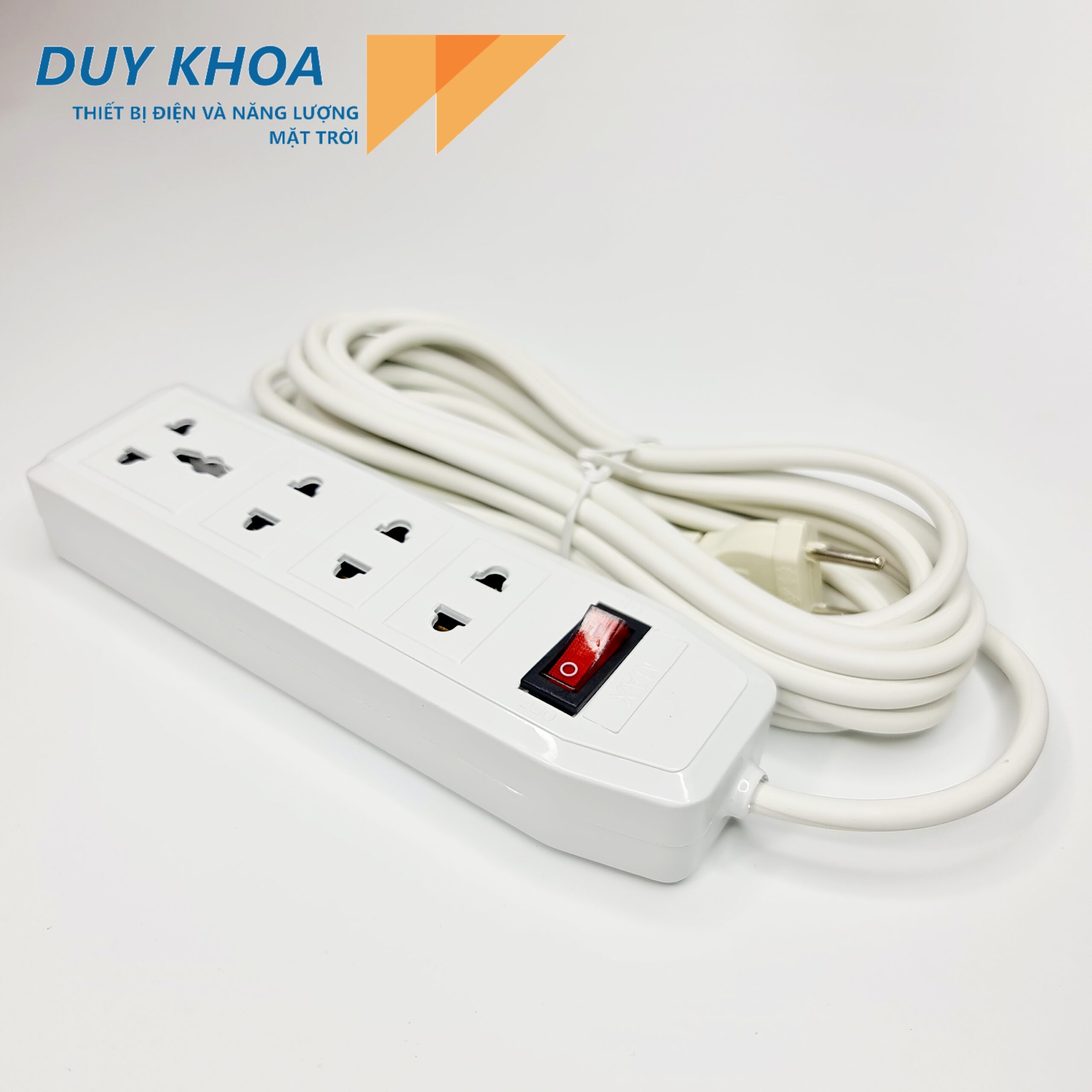 Ổ Cắm Điện 4 Lỗ cắm Màu Trắng Vinamax - Ảnh 3