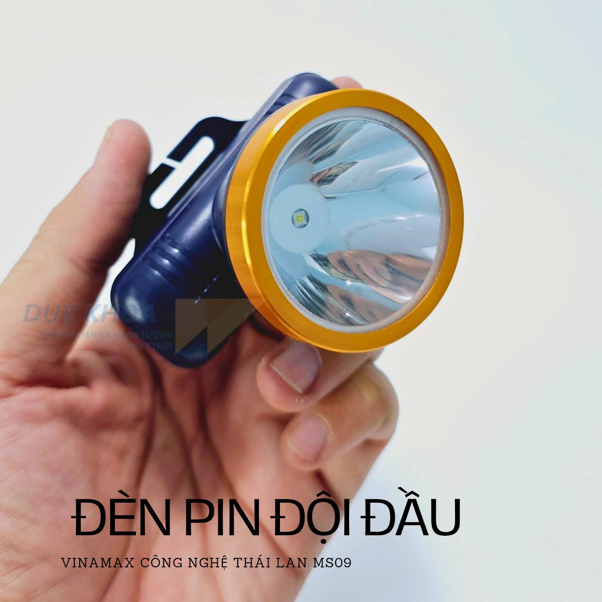 Đèn Pin Đội Đầu Siêu Sáng Chiếu Sáng Chuyên Dụng Cho Chạy Bộ, Cắm Trại, Sữa chữa khu vực không có điện MS09 Vinamax