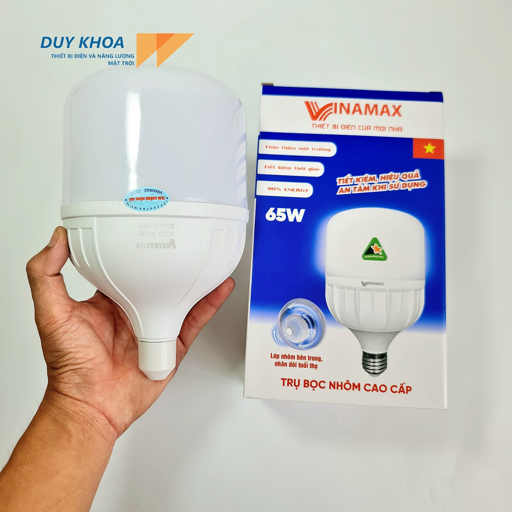 Đèn Bulb trụ nhựa bọc nhôm VINAMAX - Ảnh 9