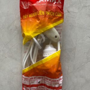 Dây nguồn liền đuôi đèn E27 có công tắc 500W Vinamax