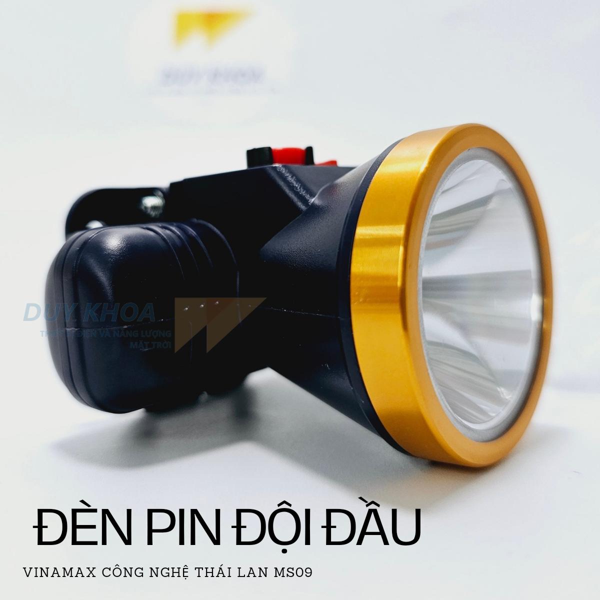 Đèn Pin Đội Đầu Siêu Sáng Chiếu Sáng Chuyên Dụng Cho Chạy Bộ, Cắm Trại, Sữa chữa khu vực không có điện MS09 Vinamax - Ảnh 6