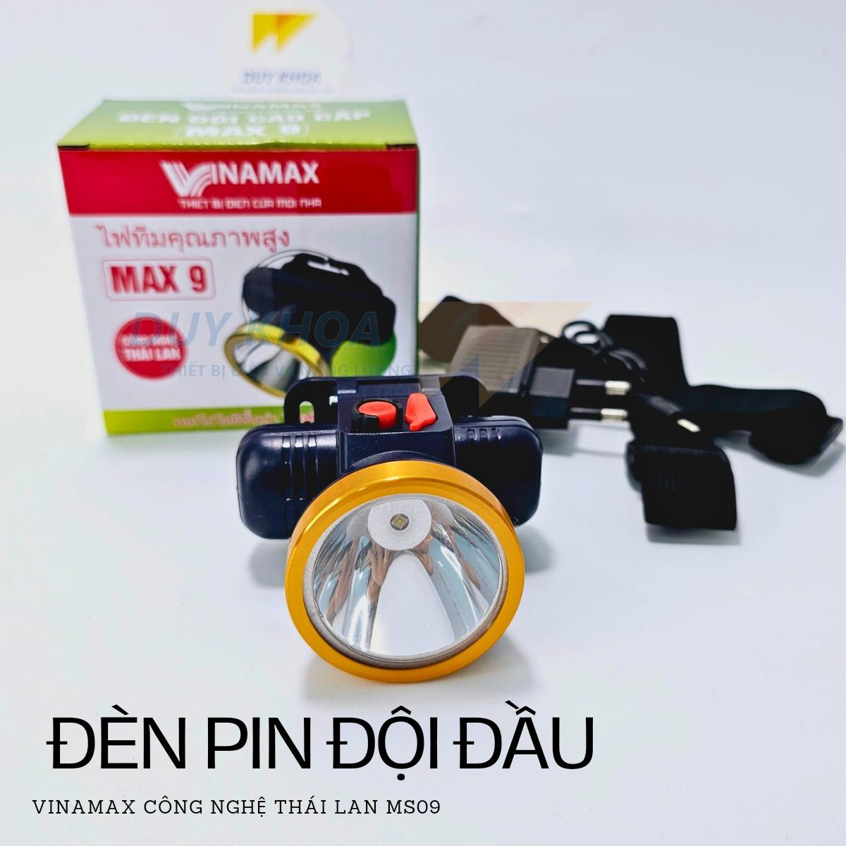 Đèn Pin Đội Đầu Siêu Sáng Chiếu Sáng Chuyên Dụng Cho Chạy Bộ, Cắm Trại, Sữa chữa khu vực không có điện MS09 Vinamax - Ảnh 7