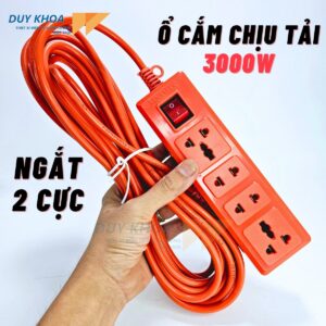 Ổ cắm 4 lỗ có công tắc ngắt 2 cực 2E chịu tải Vinamax