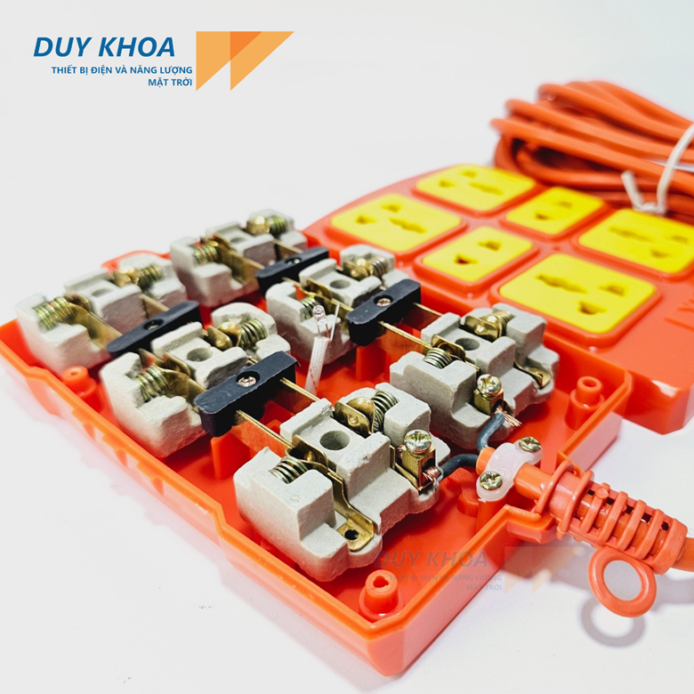 Ổ cắm điện 6 lỗ lõi sứ Vinamax Không dây, dây 3m, dây 5m | Máy giặt, tủ lạnh - Ảnh 4